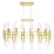 Cwi Lighting Croissant 28 Light Chandelier With Satin Gold Finish 1269P39-28-602-O - alternate 5